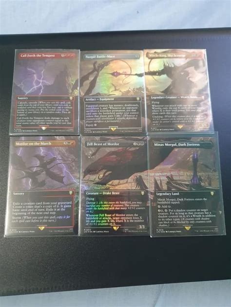 magic lotr leaks|Leaked new LOTR cards that releases in november。